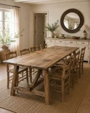 Mesa de comedor madera de pino