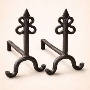 Morillos de hierro Flor de Lis