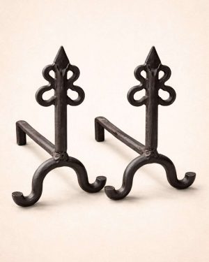 Morillos de hierro Flor de Lis