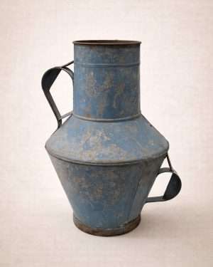 Aceitera portuguesa de metal Azul