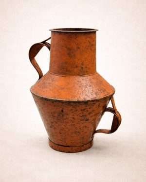 Aceitera portuguesa de metal Naranja