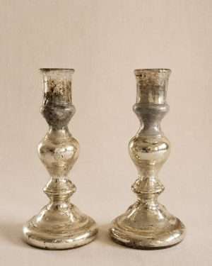 Pareja candelabros mercurio