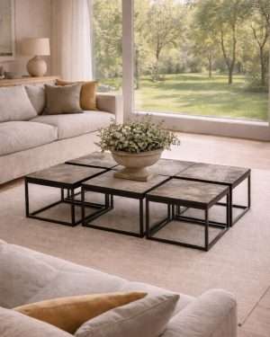 Mesa Aslan 150 x 150 modulable (4+1+1)