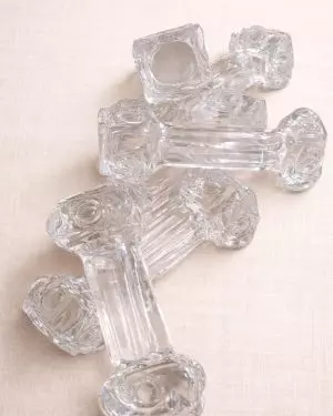 Reposacuchillos cristal tallado (6)