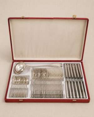 Cubertería Francesa de Plata en Metal Argenté - Modelo Coquille (Concha)