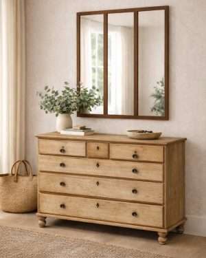 Cómoda Portuguesa en madera natural