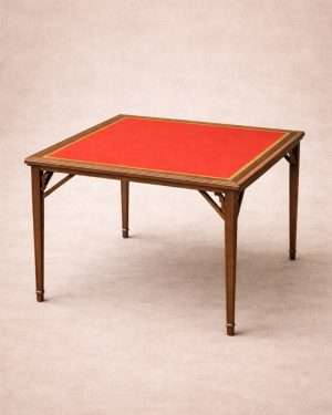 Mesa de juego francesa. Patas plegables