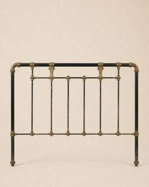 Cabecero antiguo de hierro y latón para cama de 90
