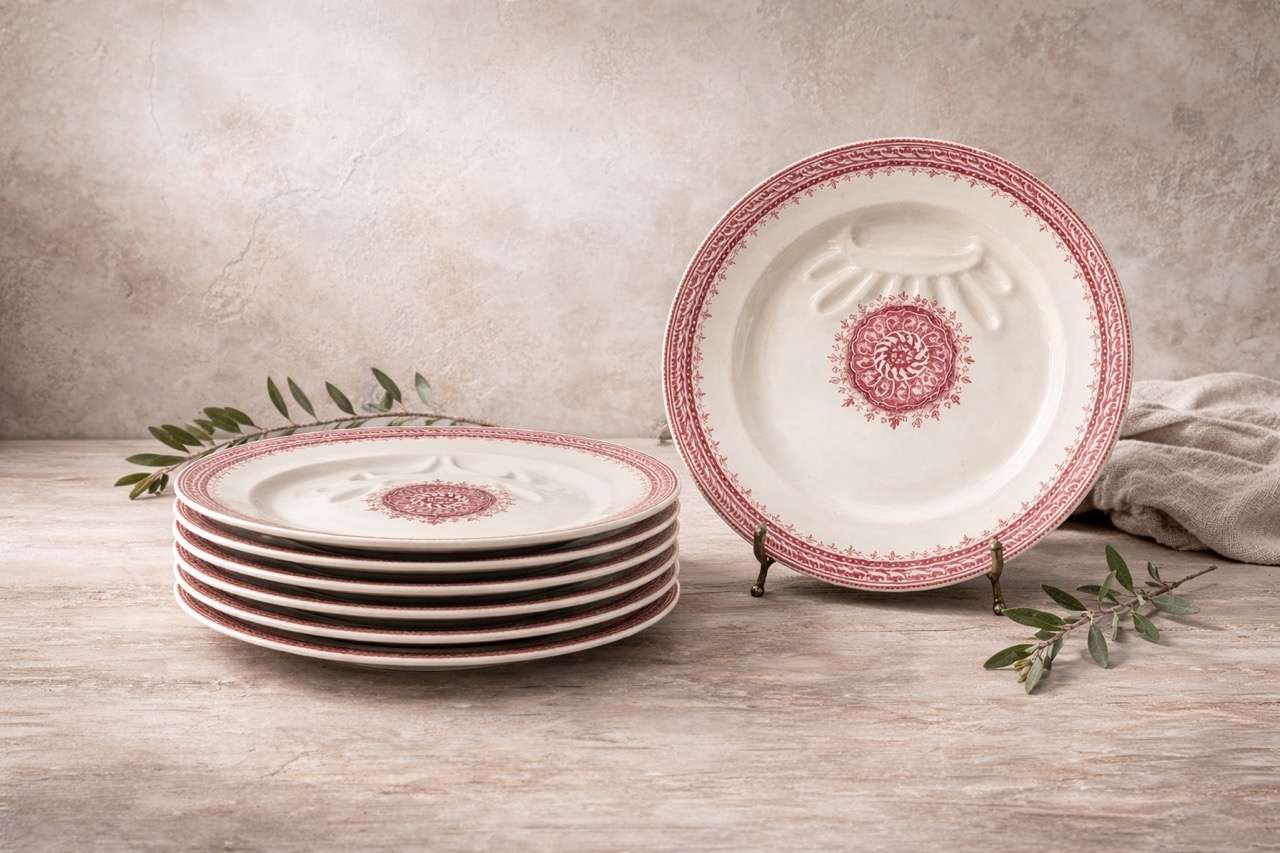 Platos espárragos (6) Florentin JVB Terre de Fer